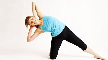 Exercises for the treatment of arthrosis of knee joint