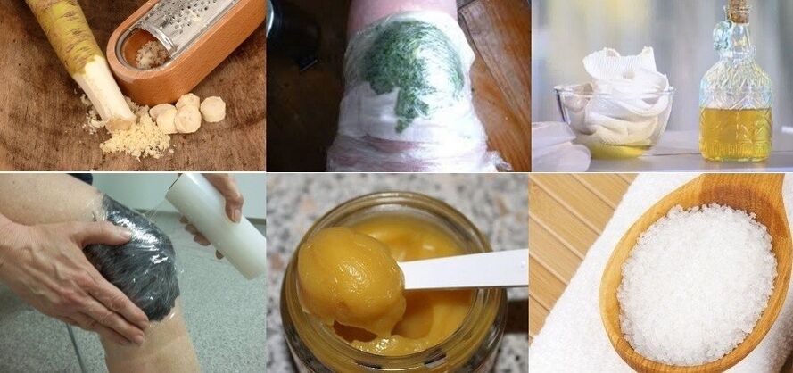 Folk treatment for arthrosis of the knee joint